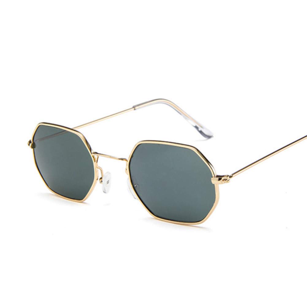 IJEWALRY Hexagon Fashion Sunglasses for Women & Men - UV Protection Tinted Mirror Lens - Perfect for Outdoor Sports, Driving, Beach, Dating & Parties