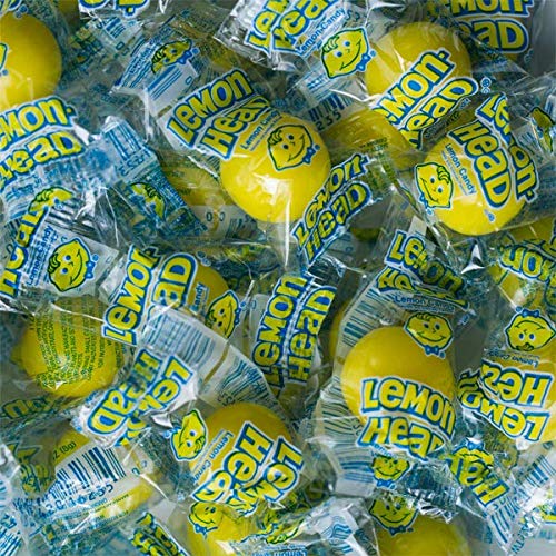 Lemonheads Candy - 5 lbs Bulk Bag of Sour Lemon Hard Candies - Perfect for Parties, Movie Nights & Office Treats