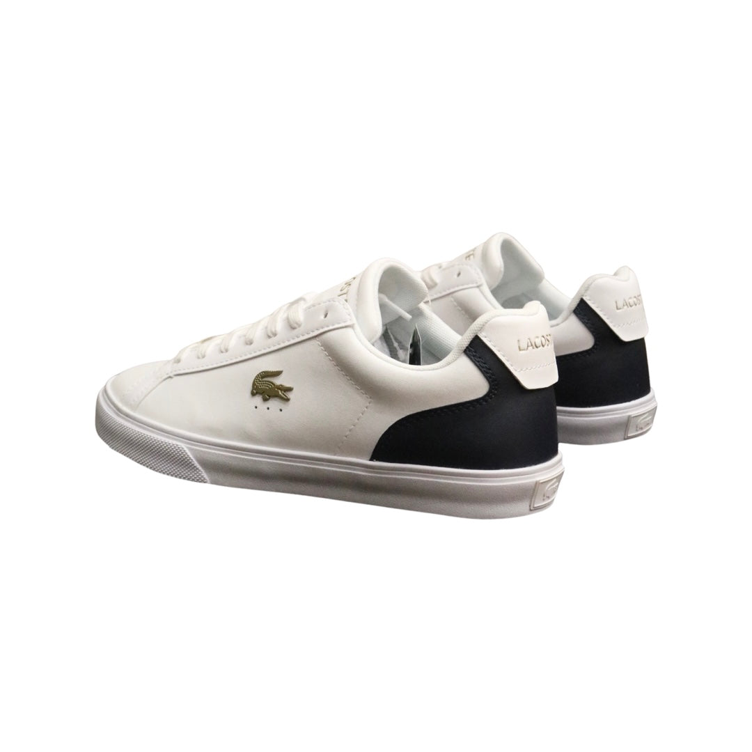 Lacoste Lerond Pro 123 Men's Tennis Shoes - White Gold Navy Colorway | Premium Comfort & Style for Court & Casual Wear