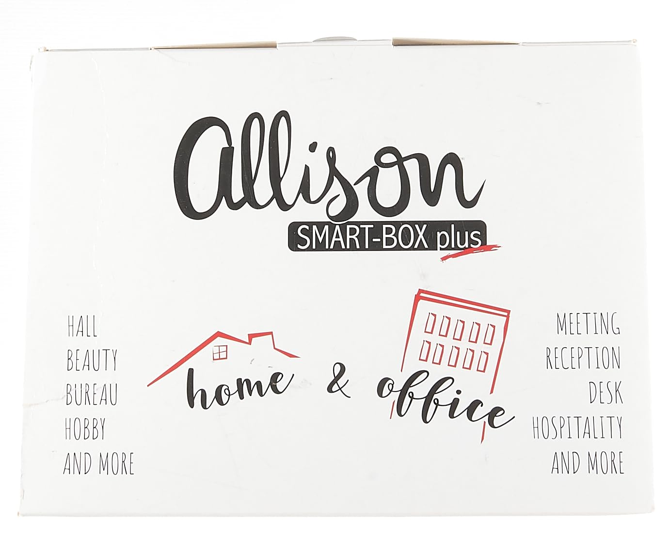Allison Smart-Box Plus 1100-12 - 2 Drawer Storage Organizer with Utensil Compartment, White Kitchen Cabinet Organizer for Utensils, Spices & Small Items