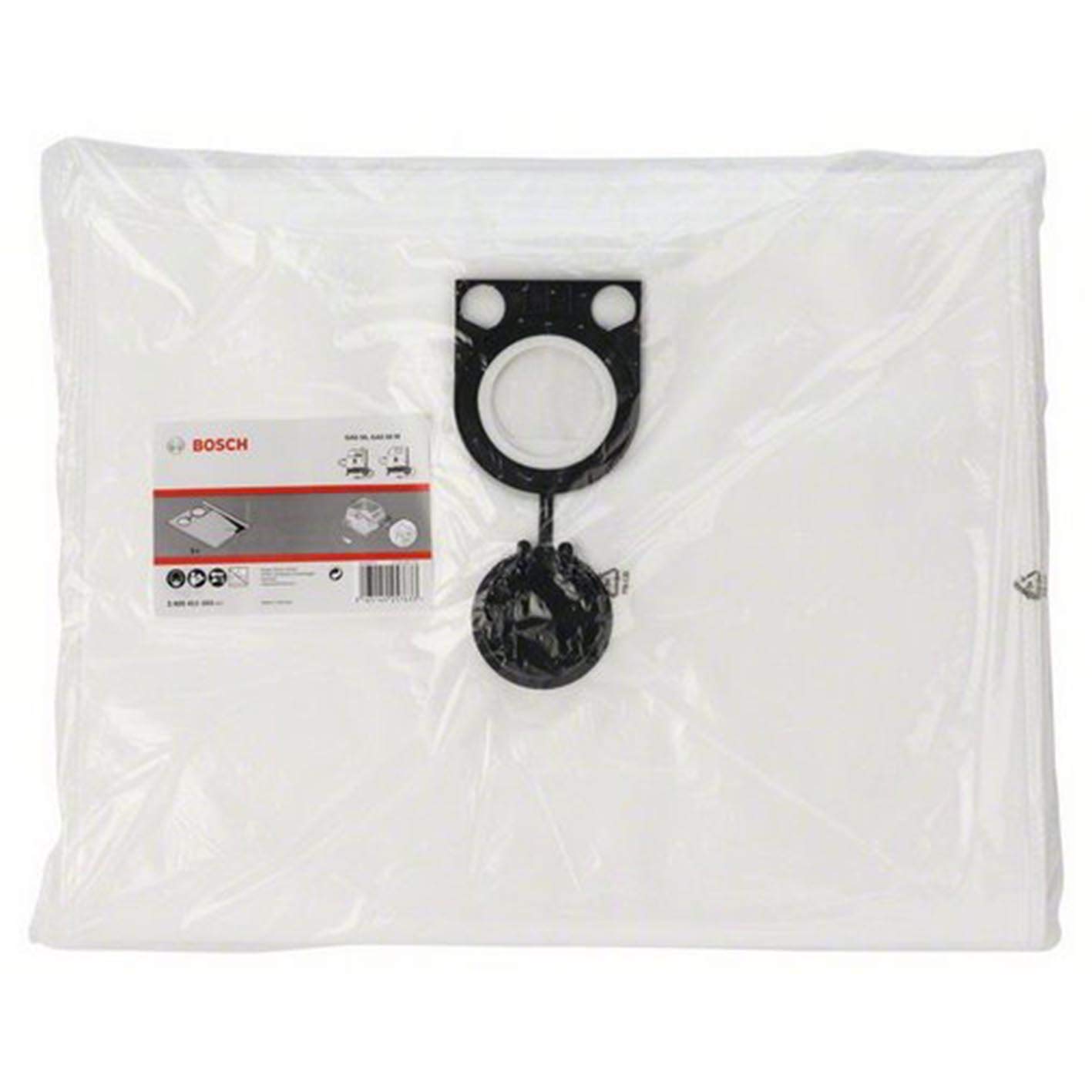Bosch 2605411163 Vacuum Cleaner Paper Filter Bags - 5 Pack | Compatible with Bosch Extractors | Ideal for Home Cleaning & Pet Hair Removal