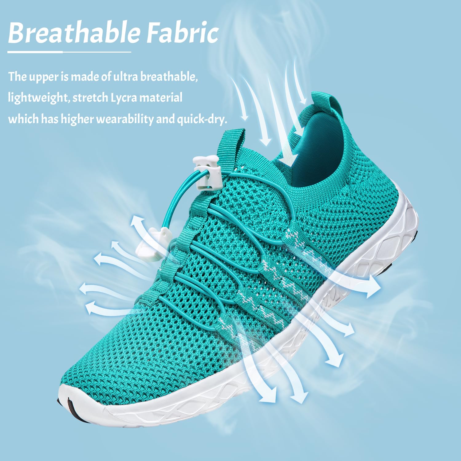 **ATHMILE Women's & Men's Water Shoes - Lightweight, Breathable Slip-On Sneakers for Walking, Tennis, Beach, Swimming, Kayaking | Gym, Travel & Work | Non-Slip Quick-Dry Sports Shoes**    *(Use for: Beach vacations, poolside walks, kayaking adventures, gym workouts, travel comfort & casual outings.)*