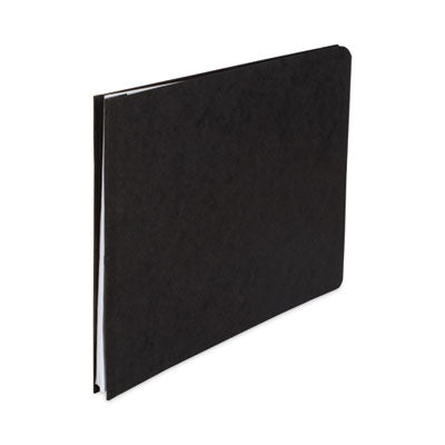 ACCO PRESSTEX Report Cover with Tyvek Reinforced Hinge - Top Bound 2-Piece Prong Fastener - Holds 2 Documents - 8.5 x 11 Inches - Black/Black - Perfect for Office Reports, School Projects & Professional Presentations