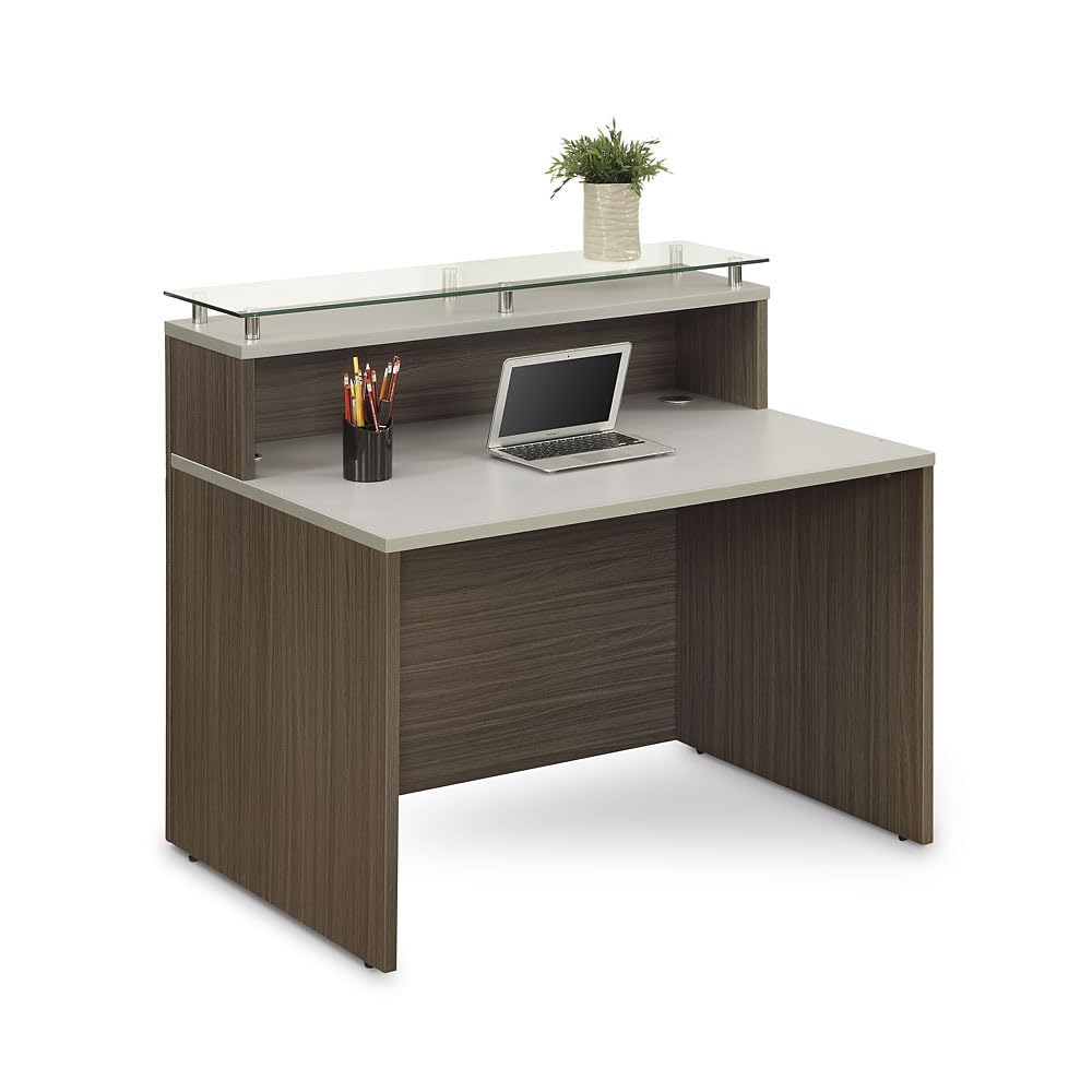 Modern Reception Desk with Counter - 48