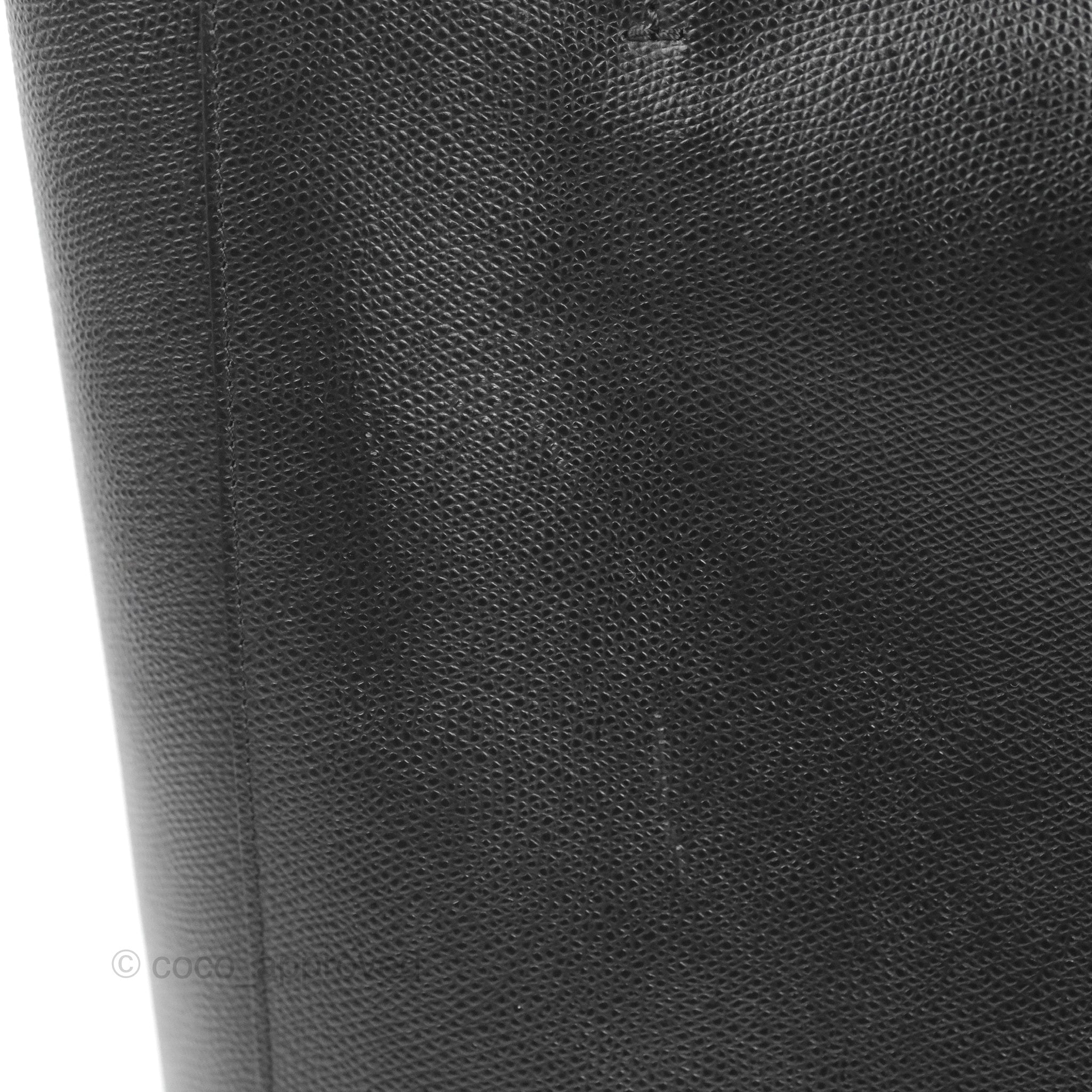 Celine Small Vertical Cabas Tote Bag in Black Grained Calfskin with Silver Hardware - Perfect for Work, Travel & Everyday Luxury