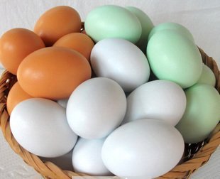 Premium Wooden Eggs - Set of 6 Natural Wooden Easter Eggs for Crafts, Decor & Easter Basket Fillers - Perfect for DIY Projects, Home Decor & Holiday Decorations