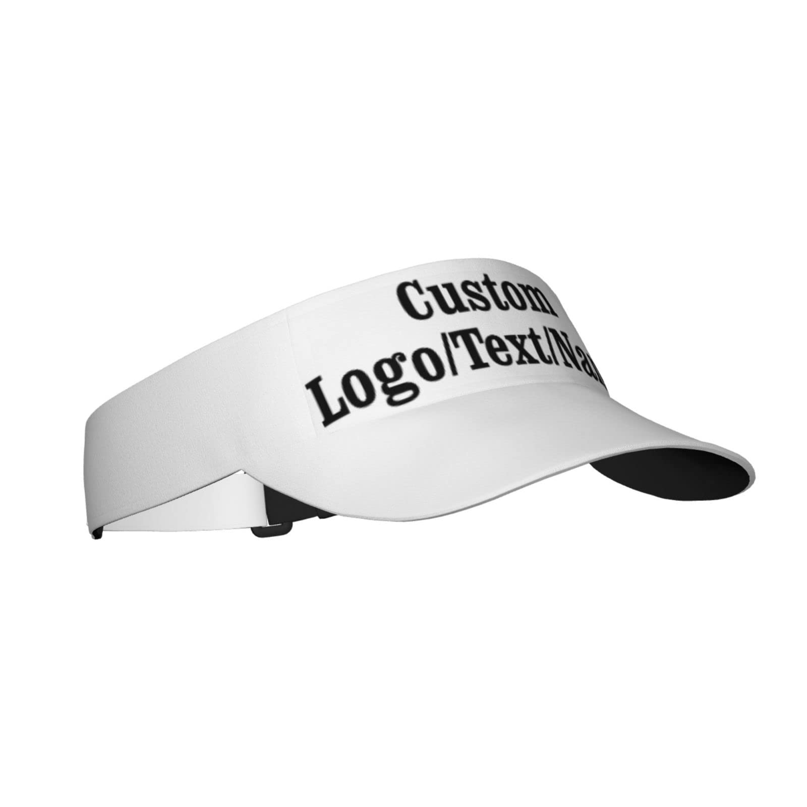 Custom Unisex Sport Sun Visor Hat with Personalized Logo/Text - Breathable UV Protection for Men & Women - Perfect for Running, Golf, Tennis & Outdoor Activities