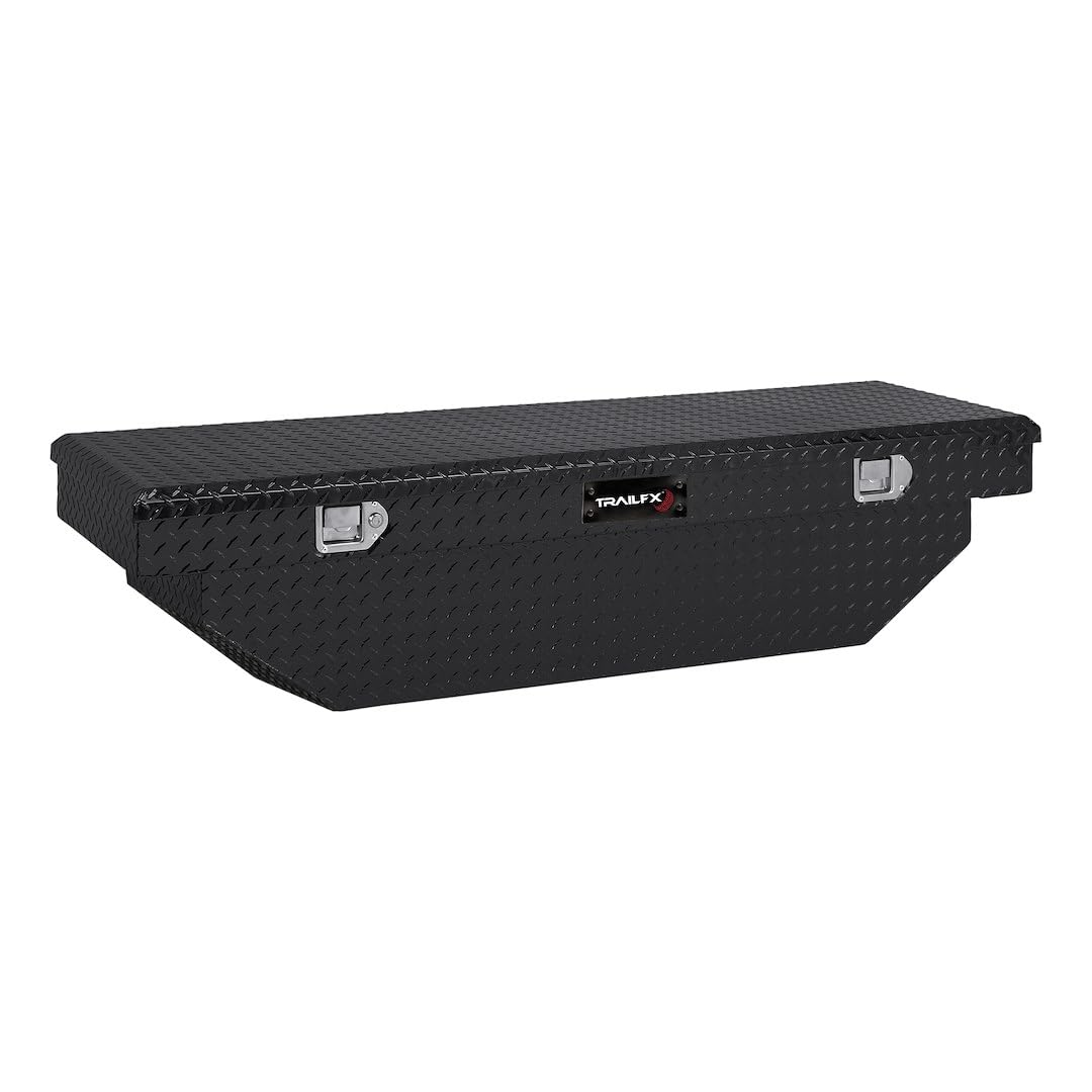TRAILFX 110603 Crossover Lid Toolbox - Heavy Duty Aluminum Storage Box for Off-Road, Camping & Overlanding Gear - Waterproof & Durable Truck Bed Organizer
