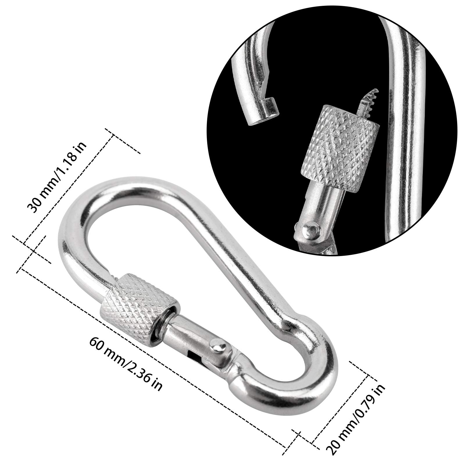 KEILEOHO 328 FT 1/4 Inch White Cotton Rope - Heavy Duty Clothesline, DIY Craft Rope for Knitting, Dream Catchers, Baskets, Bowls & Candle Wicks - Includes 2 Stainless Steel Hooks - Perfect for Indoor/Outdoor Hanging, Home Decor & Creative Projects