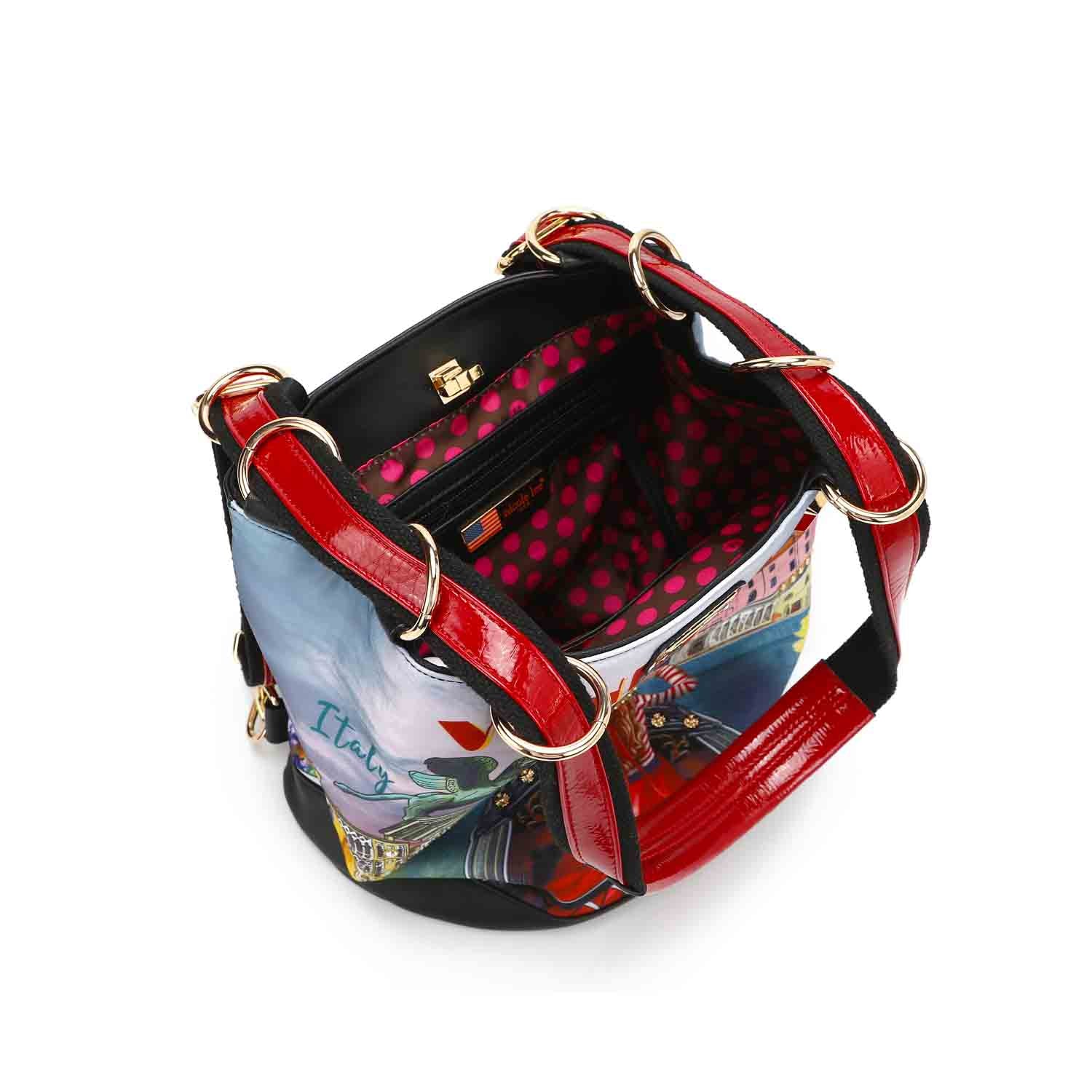 Durable Nylon Multifunctional Bucket Backpack for Travel, Hiking & Daily Use - Water-Resistant & Spacious Design