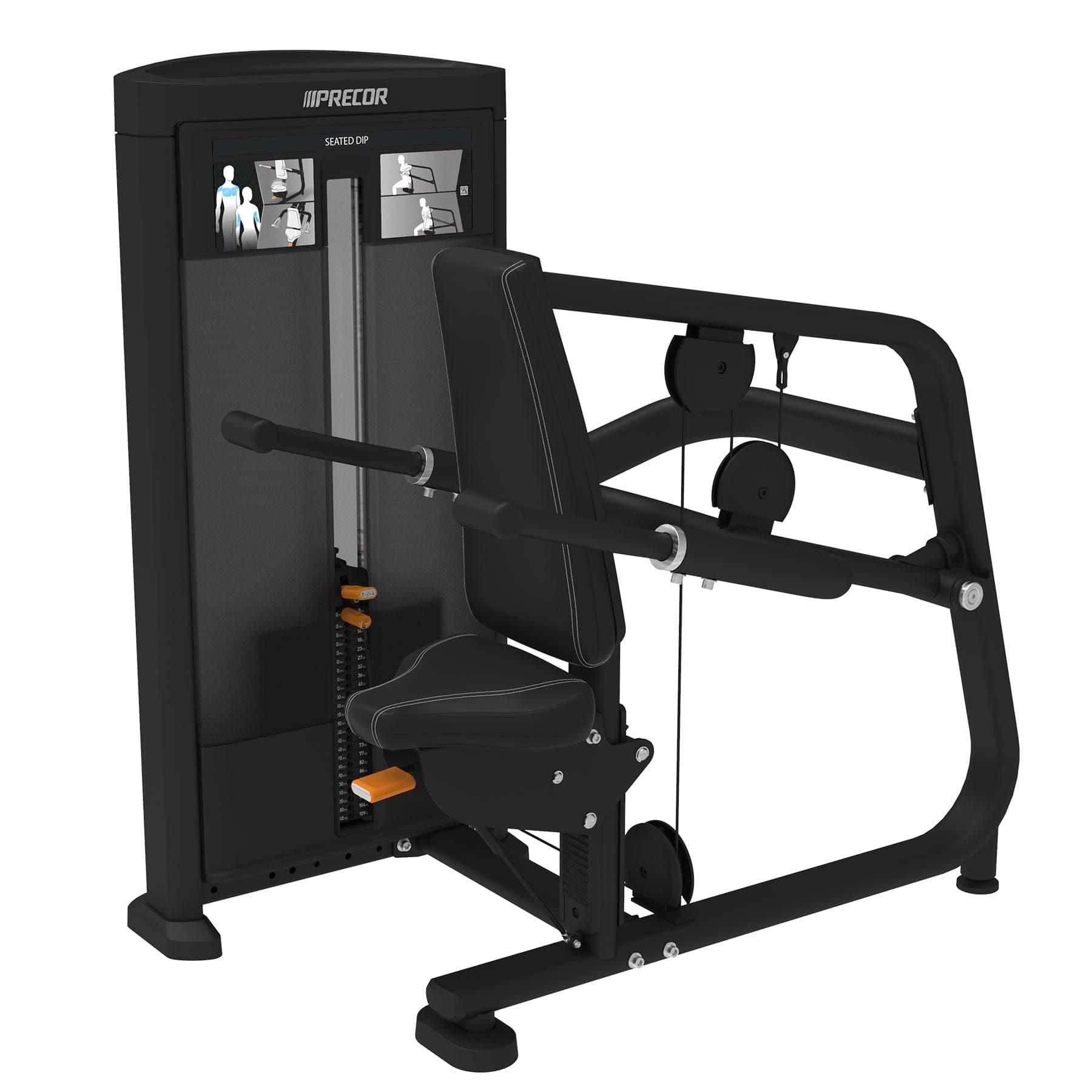 Precor Resolute Series Seated Dip Machine (RSL0215) - Commercial Grade Strength Training Equipment for Home & Gym Use