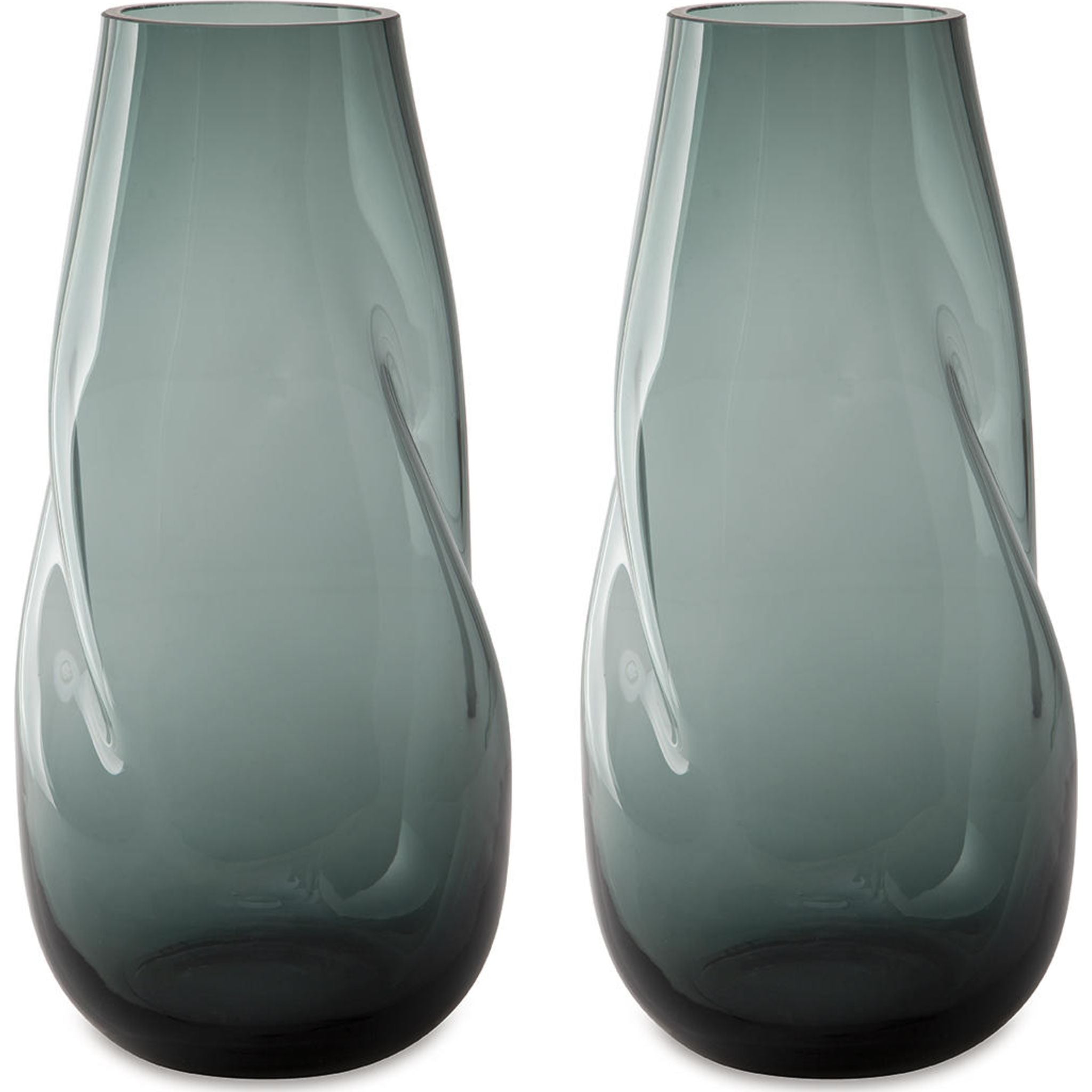 Beamund Decorative Vase Set of 2 - Modern Ceramic Flower Vase for Home Decor, Wedding Centerpiece & Living Room Table Decor