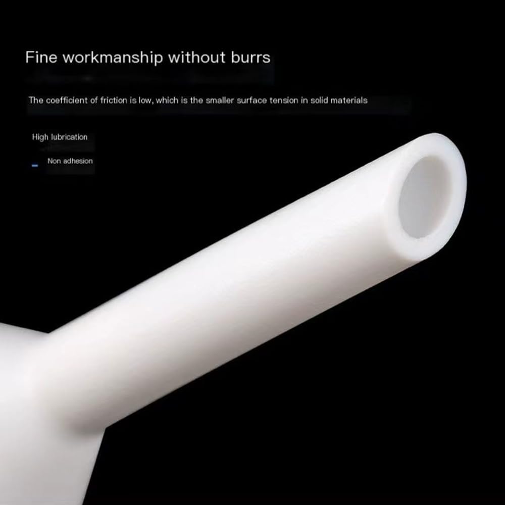 PTFE Triangular Funnel 80mm - High Heat Resistant Chemical Lab Funnel for Liquid Transfer, Durable PTFE Split Design - Perfect for Lab Experiments, Home Brewing & DIY Projects