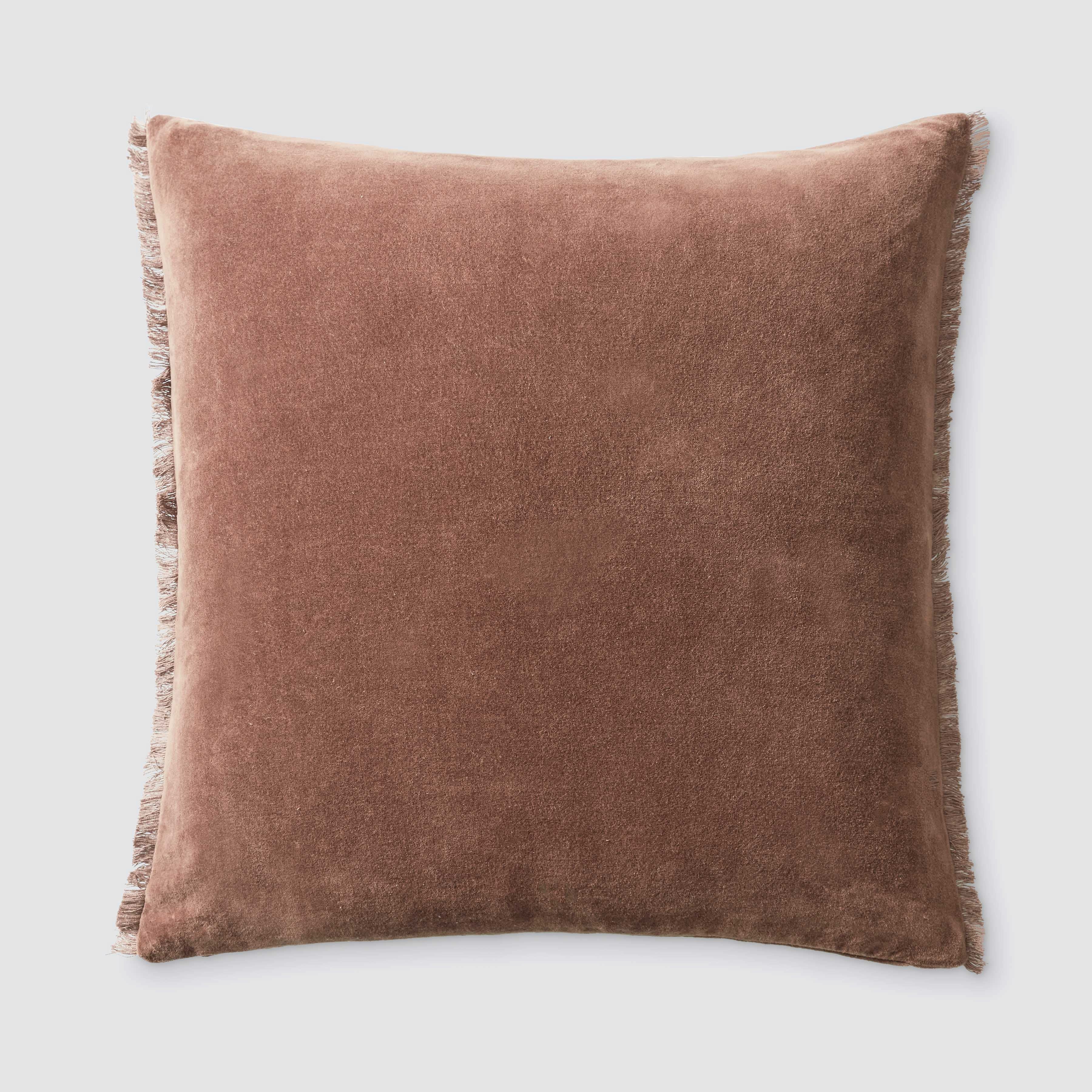 Luxury Velvet Throw Pillow Covers - Soft Decorative Cushion for Sofa, Bed & Home Decor - Elegant Living Room & Bedroom Accent - Set of 2 (18x18 Inches)