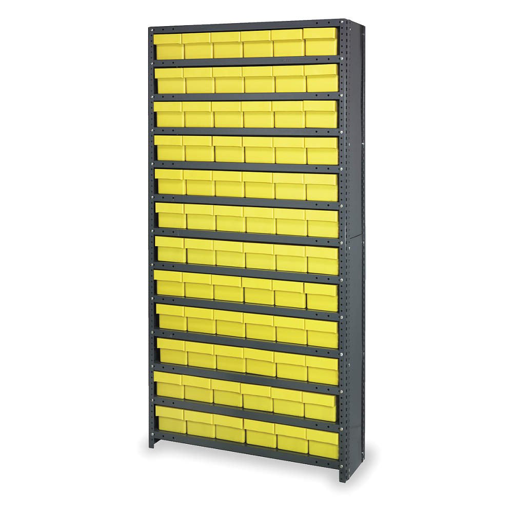Yellow Euro Drawer Storage Bins - 4 5/8