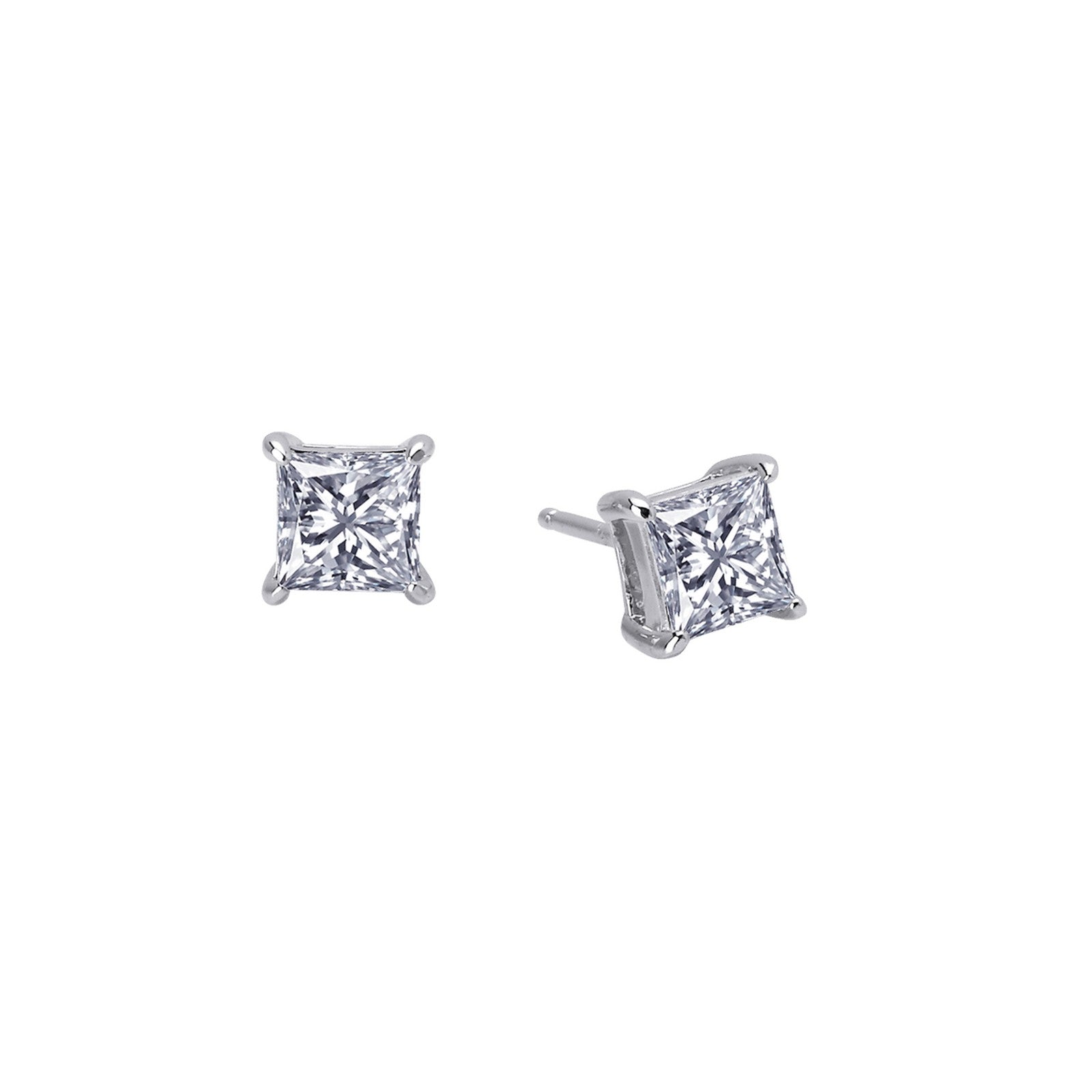 1.5 CTW Solitaire Stud Earrings - Classic Diamond Stud Earrings for Women, 14K White Gold, Perfect for Everyday Wear, Gift Giving & Special Occasions
