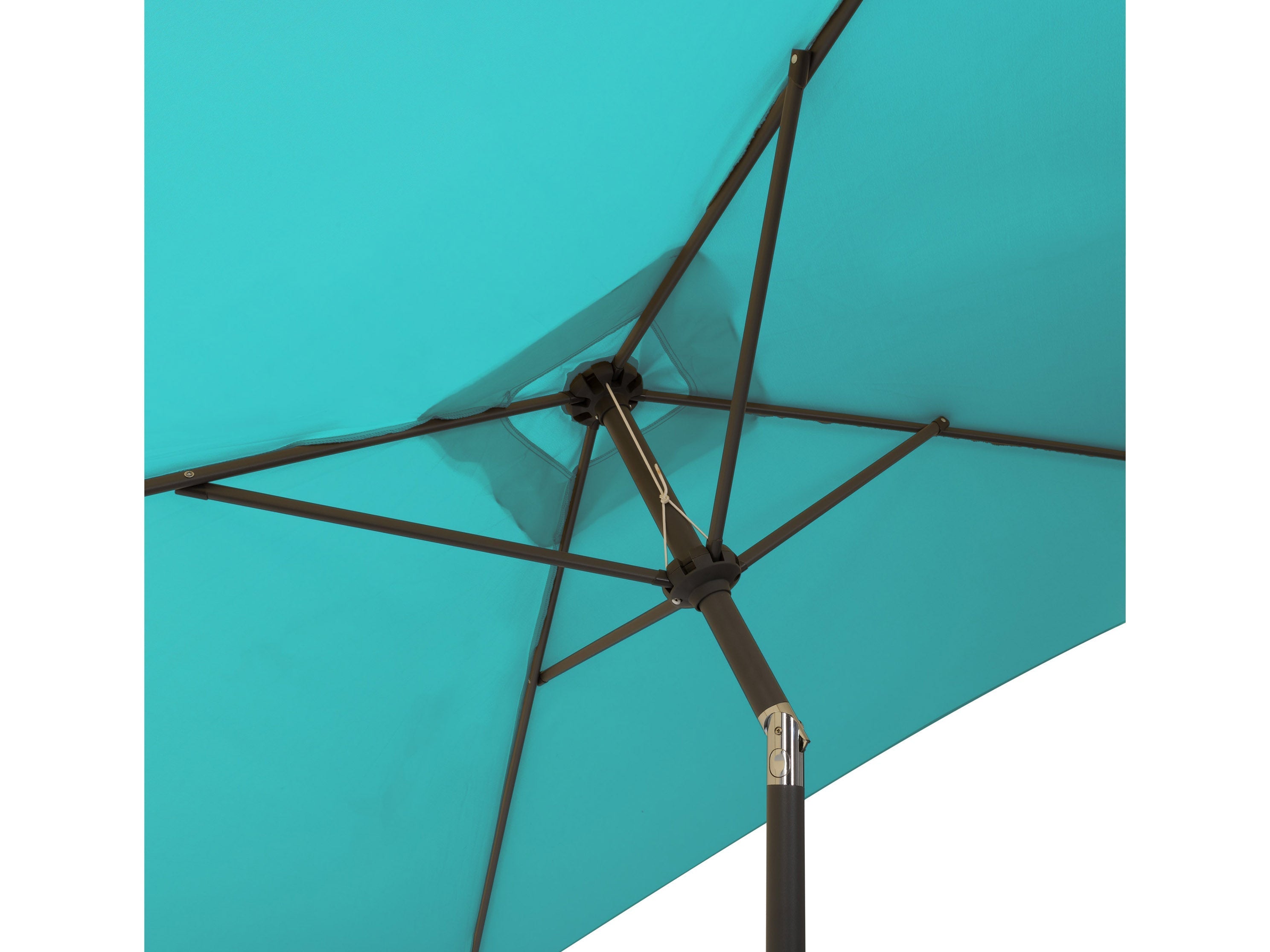9ft Square Turquoise Patio Umbrella - UV Protection Outdoor Market Umbrella for Poolside, Beach, Backyard & Patio Furniture