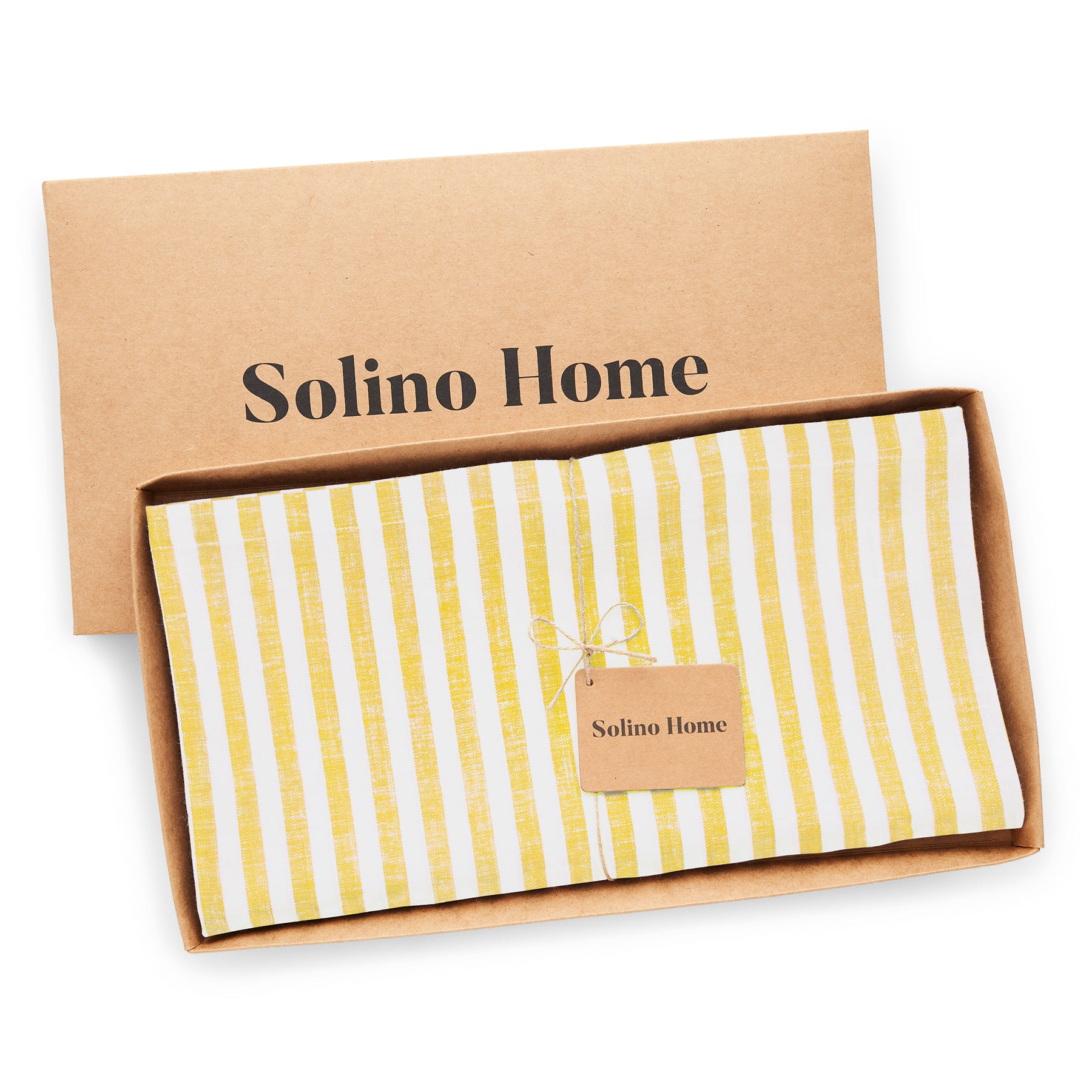 Amalfi Stripe Table Throw - Elegant Cotton Table Runner for Dining Room, Kitchen & Holiday Decor - Perfect for Weddings, Parties & Home Styling