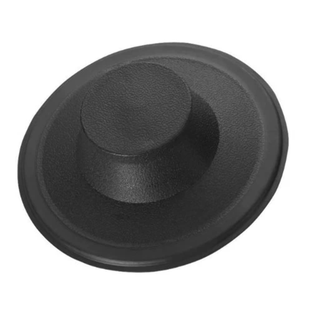 LMQHZDK Black Plastic Sink Stopper - Kitchen Drain Plug for Waste Disposal - Fits Standard Sink Drains - Durable & Easy to Clean (Perfect for Kitchen, Bathroom & Utility Sinks)