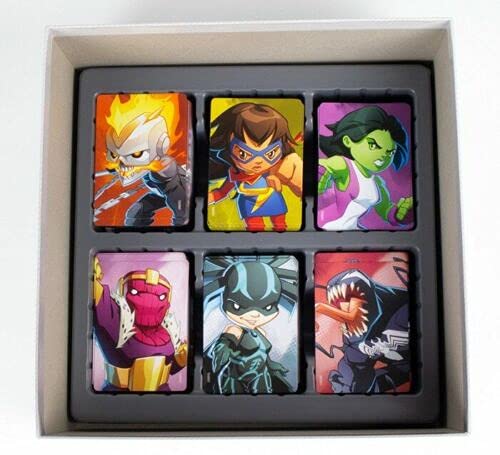 Marvel United Strategy Board Game - Kickstarter Exclusive Stretch Goal Box 2021 | Cooperative Superhero Game for Family Game Night & Party Entertainment