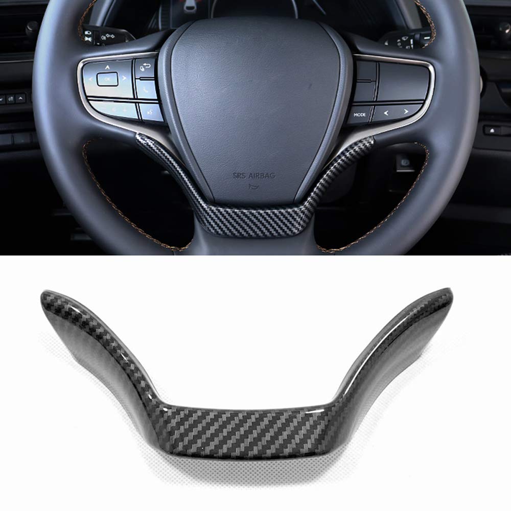 2018-2024 Lexus UX (ZA10) UX 200 & UX 250h U-Shaped Steering Wheel Trim - ABS Carbon Fiber Style Car Interior Accessory - Perfect for Customization & Luxury Upgrade