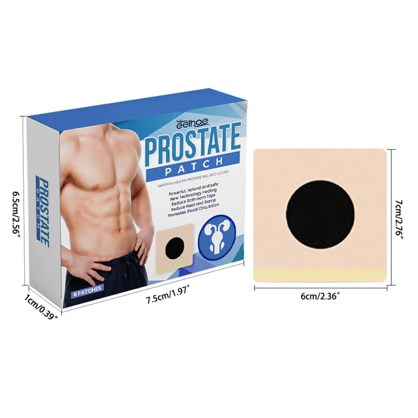 Aizuoni Men's Navel Patch Button - Enhance Intimacy & Pleasure for Men | Last Longer & Boost Prostate Health | Perfect for Couples & Romantic Nights