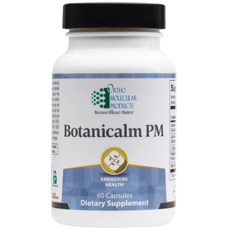 OrthoMolecular Products Botanicalm PM - Natural Sleep Aid Supplement for Relaxation & Better Sleep - Perfect for Nighttime Use & Stress Relief