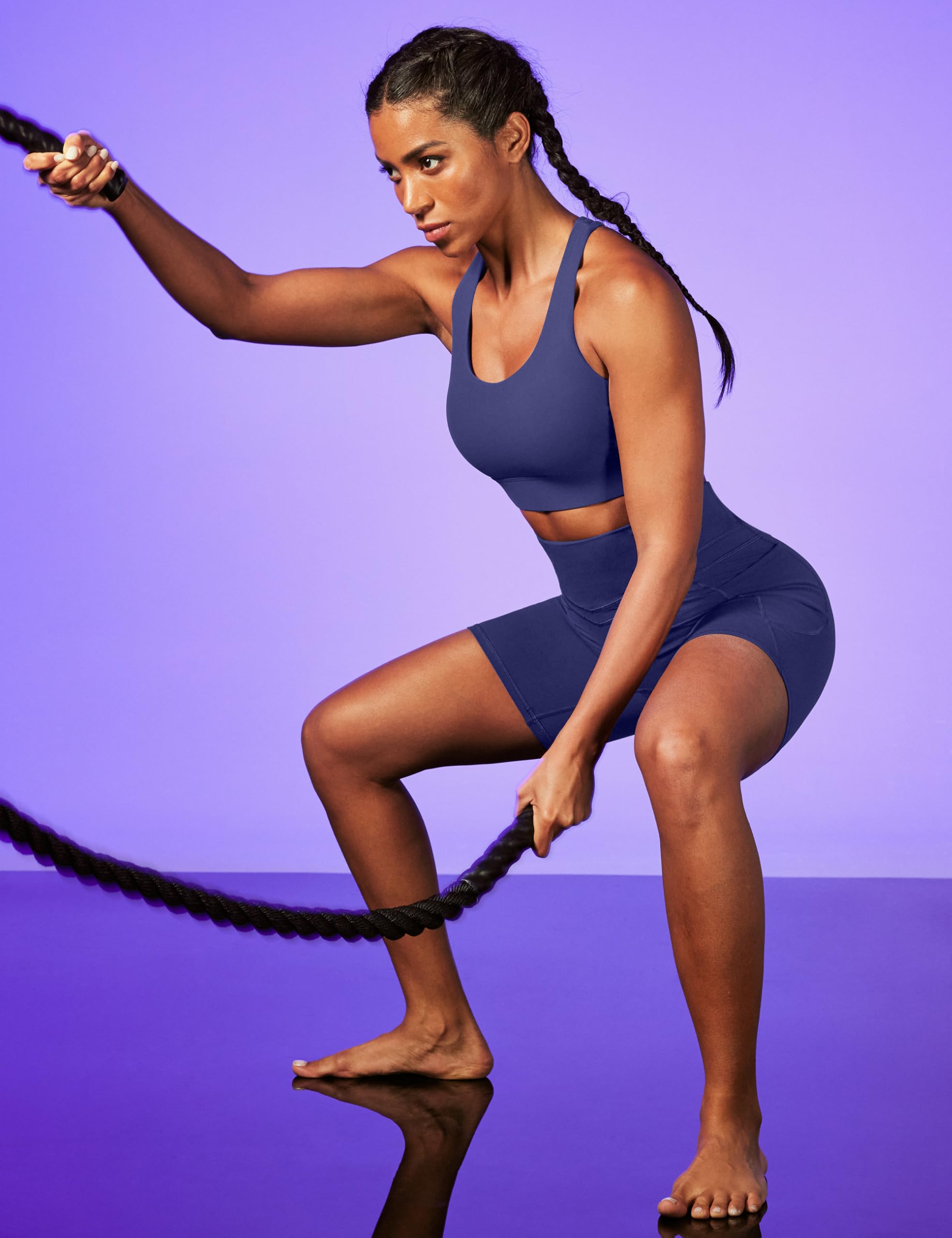 Best High Impact Sports Bras for Women - IUGA Strappy Padded Workout Bra for Large Bust - Perfect for Running, Gym & High Intensity Training