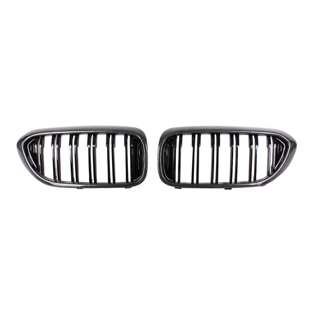 Real Carbon Fiber Front Kidney Grille for BMW X3 F25 & X4 F26 (2014-2018) - Premium Car Styling Upgrade for Enhanced Luxury Look