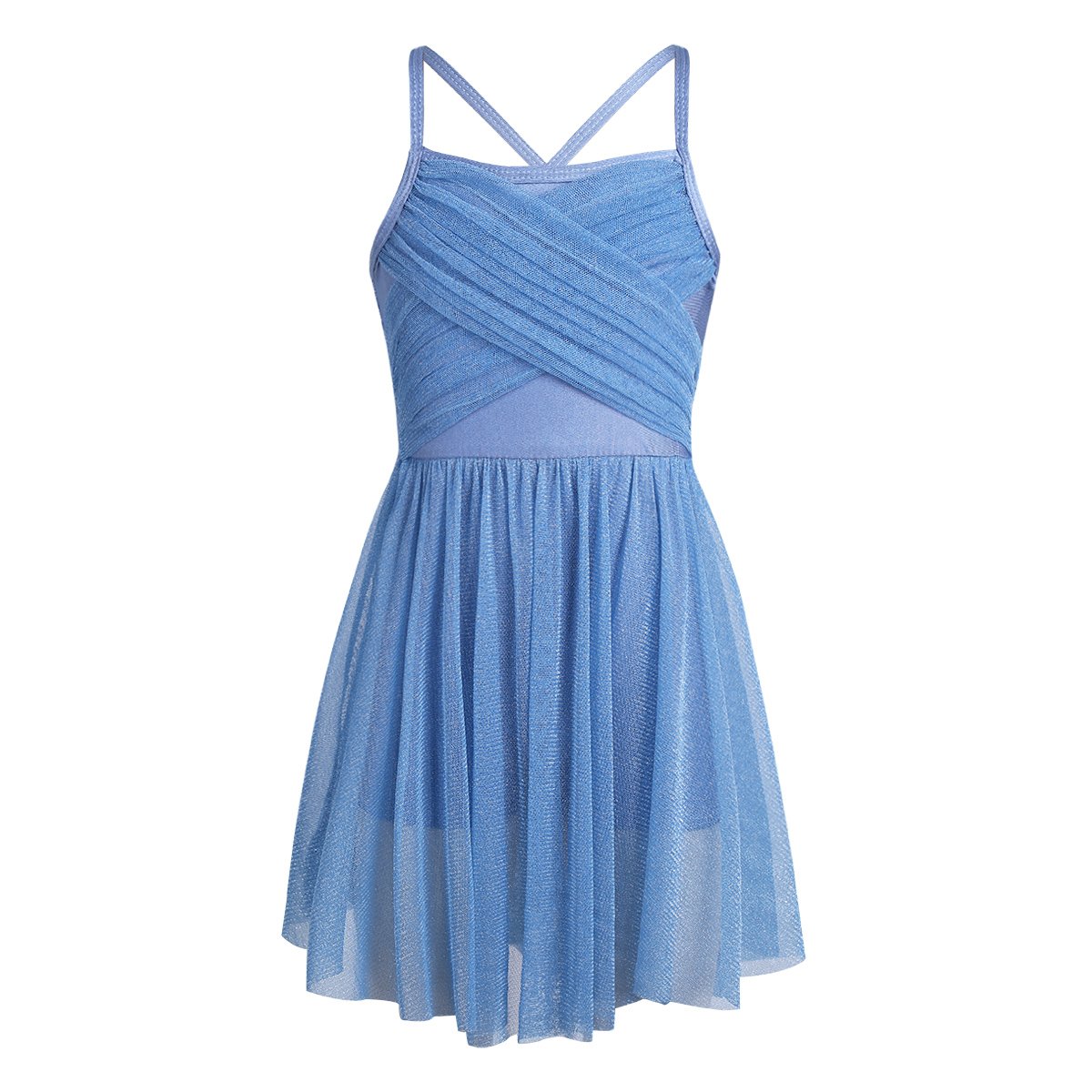 Girls Ballet Dance Dress - Sparkly Lyrical Leotard with Glitter Tutu for Ballet, Gymnastics & Dance Performance | Perfect for Recitals, Competitions & Dance Classes