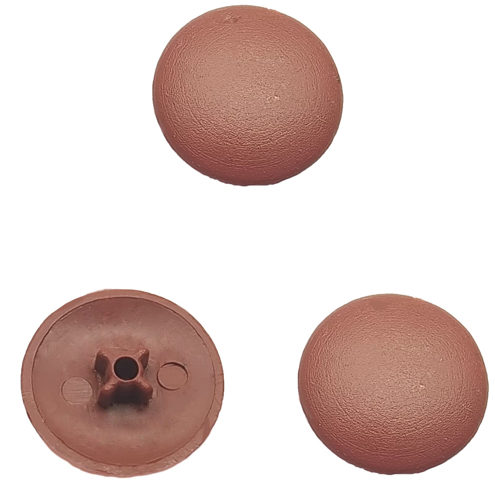 200 Pcs Brown Nut Covers - Plastic Screw Protection Caps for Furniture & Cabinets - DIY Home Decor