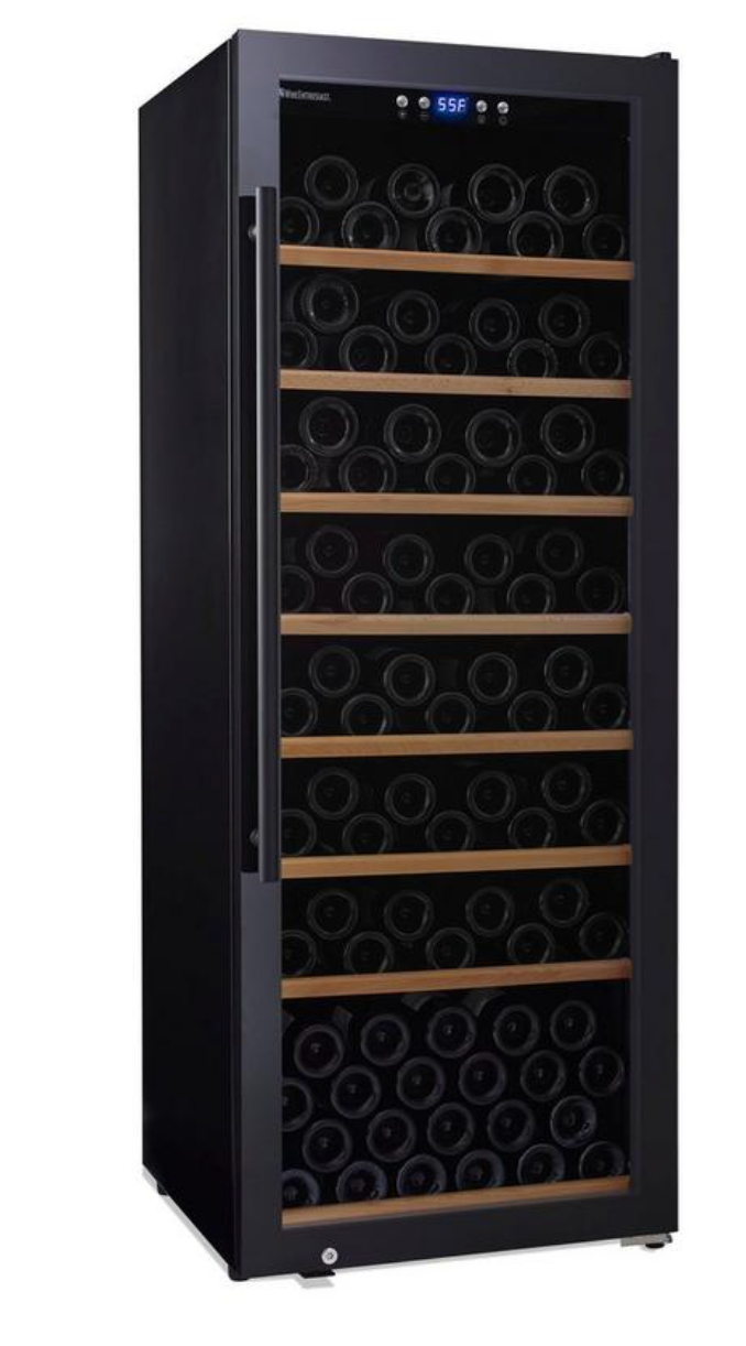 150 Bottle Wine Cooler Refrigerator - Dual Zone Temperature Control for Red & White Wines - Perfect for Home Bars, Restaurants, and Wine Cellars