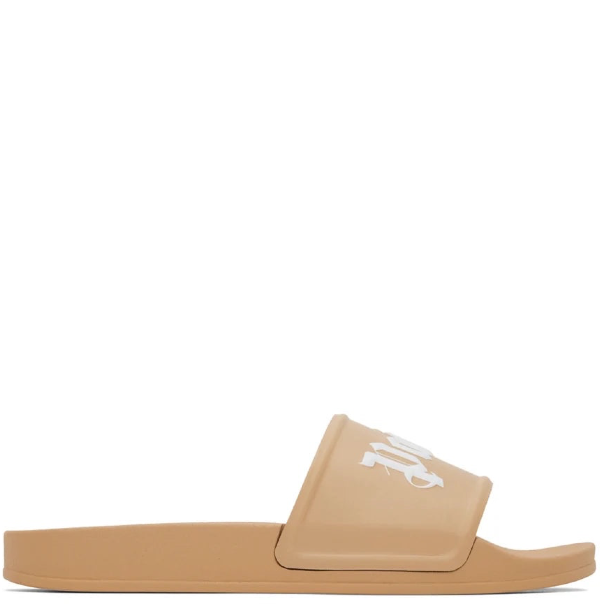 Palm Angels Logo Slide Sandals - Men's Luxury Designer Slides for Summer Comfort - Perfect for Beach, Pool, and Casual Outings