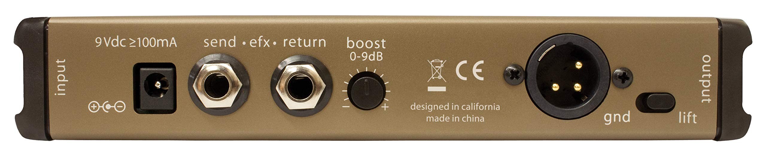L.R. Baggs Venue DI Acoustic Guitar Preamp & DI Box - Professional EQ, Tuner & Boost for Live Performance & Studio Recording