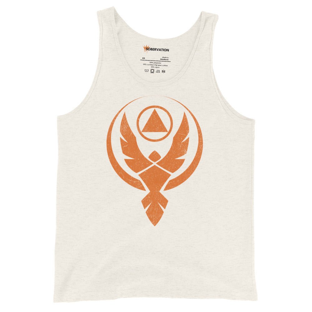 Phoenix Reborn Men's Recovery Tank Top - Breathable Workout Shirt for Post-Workout & Muscle Recovery - Gym, Running, Yoga, and Active Lifestyle