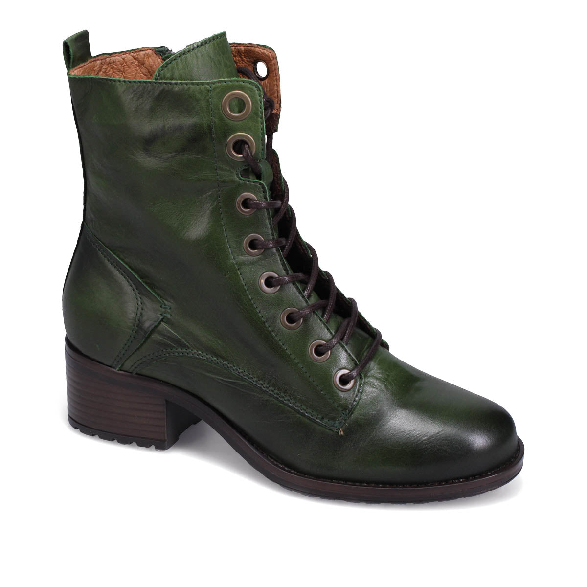 Juke Lace Up Boots for Women - Stylish Ankle Boots with Comfortable Cushioning | Perfect for Casual Outfits, Work & Fall Fashion