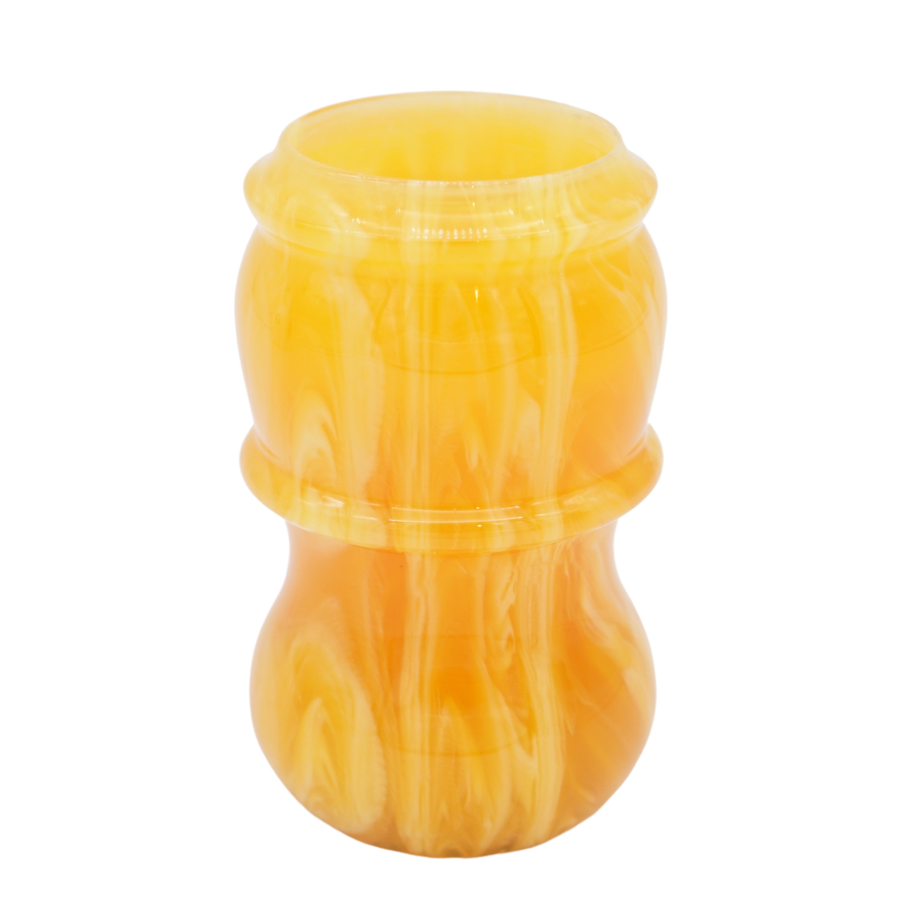 Premium Amber Handcrafted Shaving Brush Handle for Wet Shaving - Fits 24mm & 26mm Knots - Perfect for Traditional Barber Shaving & Luxury Grooming Gifts