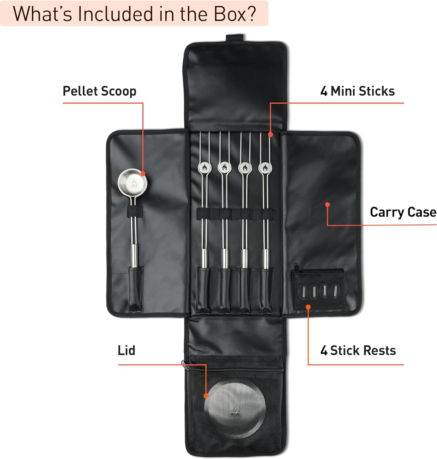 Solo Stove Mesa XL Accessory Pack - Premium Campfire Cooking Tools for Outdoor Adventures | Perfect for Backpacking, Picnics & Camping Trips