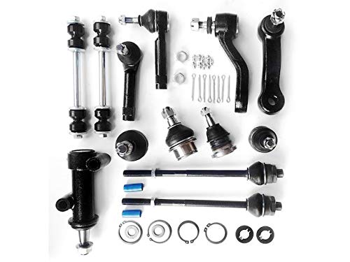 2000-2006 Chevy Suburban 1500 Front Suspension Kit - Ball Joints, Tie Rods, Sway Bar Links, Idler & Pitman Arm Replacement Parts | Durable Steering Components for Off-Roading & Daily Driving
