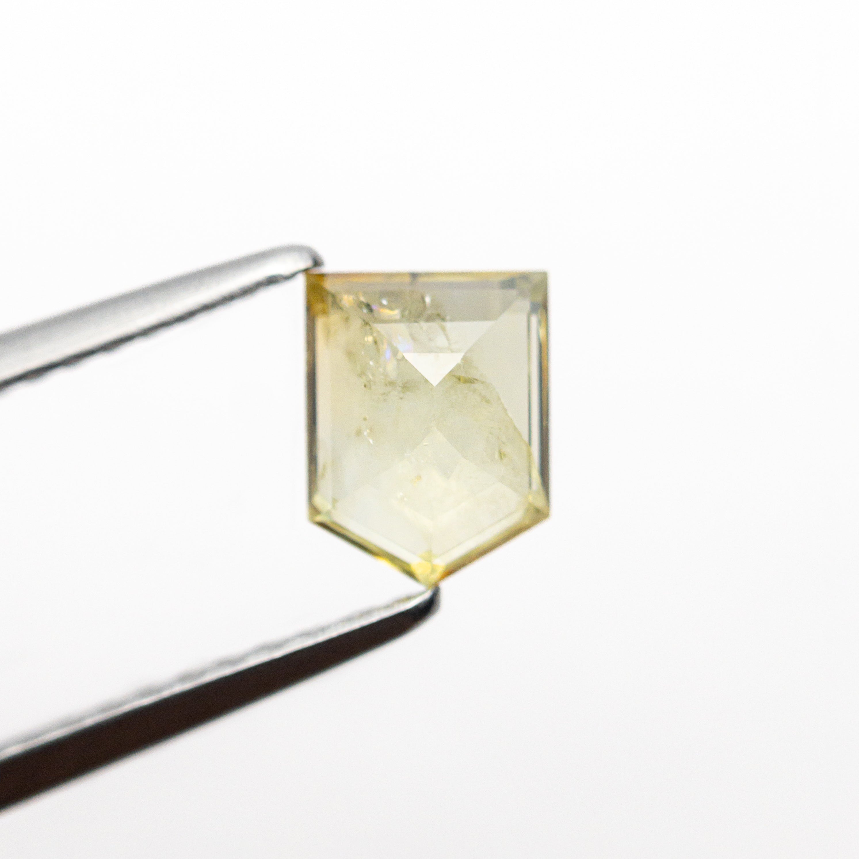 0.85ct Natural Shield Rose Cut Sapphire - 6.31x4.87x2.54mm Loose Gemstone for Jewelry Making, Engagement Rings & Unique Gifts