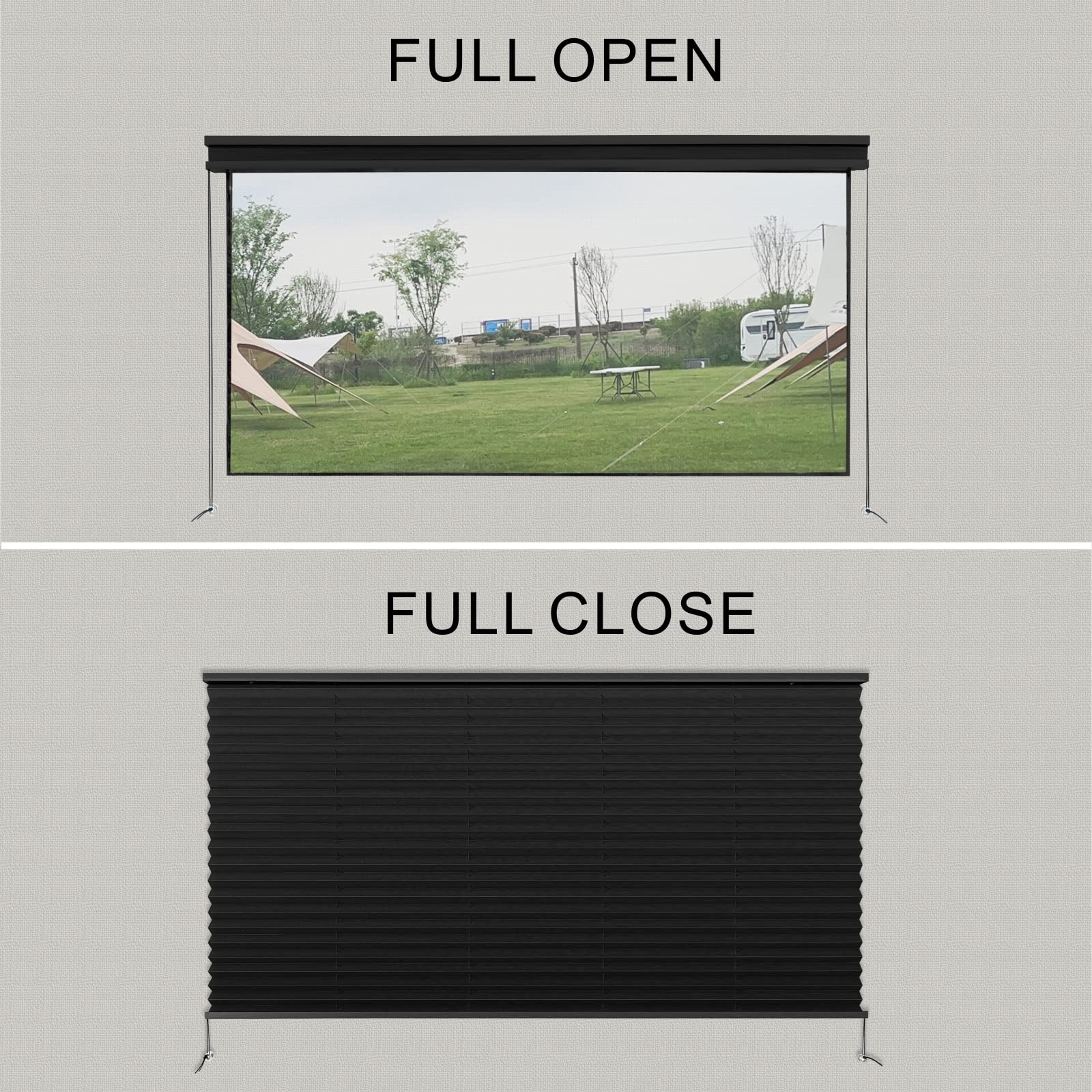 Dulepax RV Pleated Window Shades - 26
