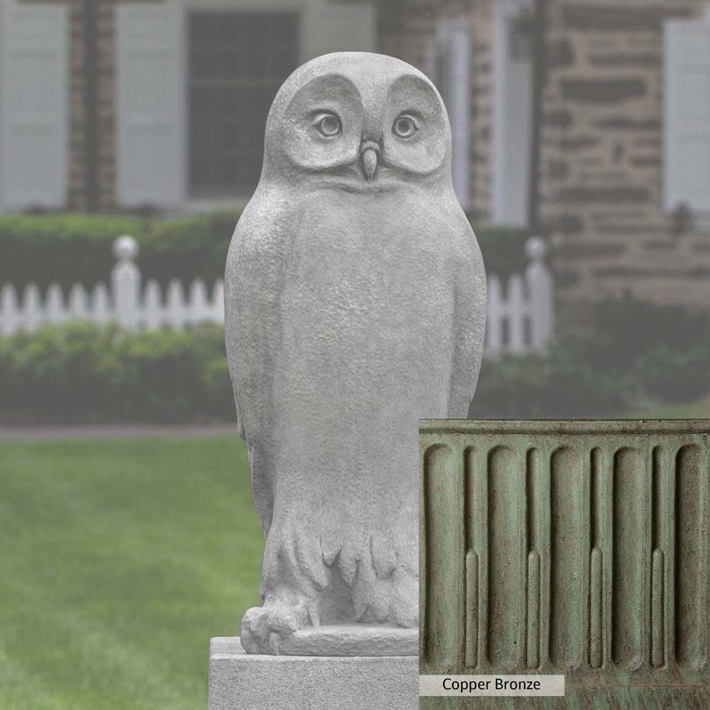 Dr. Hoo Statue - Handcrafted Home Decor & Garden Sculpture | Campania International | Perfect for Indoor & Outdoor Decor, Gifts, and Feng Shui