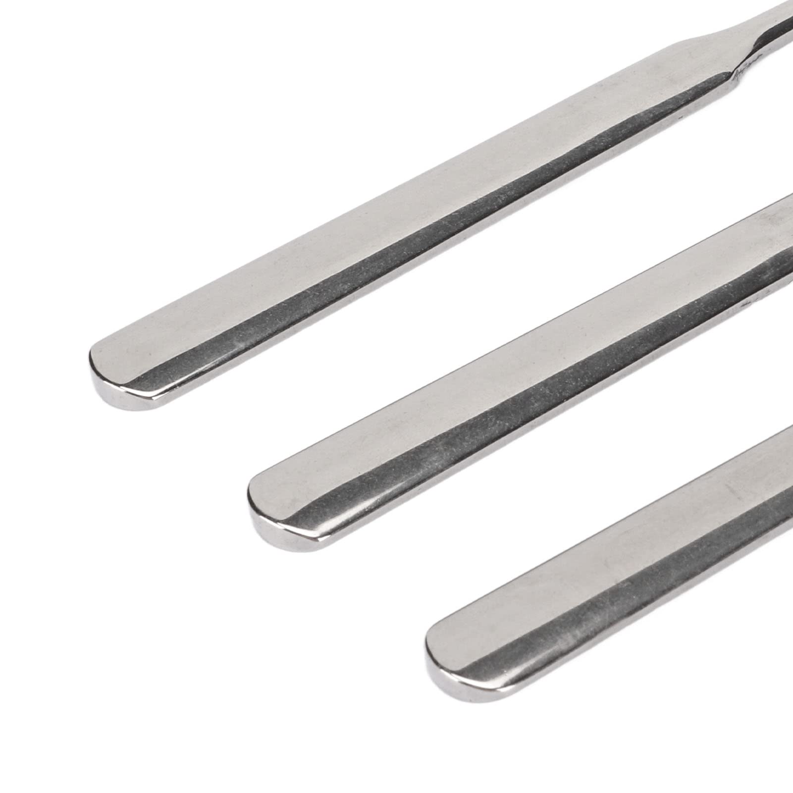 Professional Stainless Steel Cuticle Pusher & Nail Trimmer Set - 3pcs Durable Nail Care Tools for Manicure & Pedicure - Perfect for Salon, Home Use & DIY Nail Care