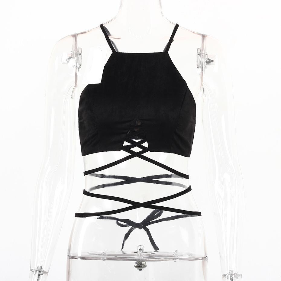 Wireless Bandage Bralette Crop Top - Seamless Sleeveless Shirt for Women | Yoga, Lounge & Layering Essential
