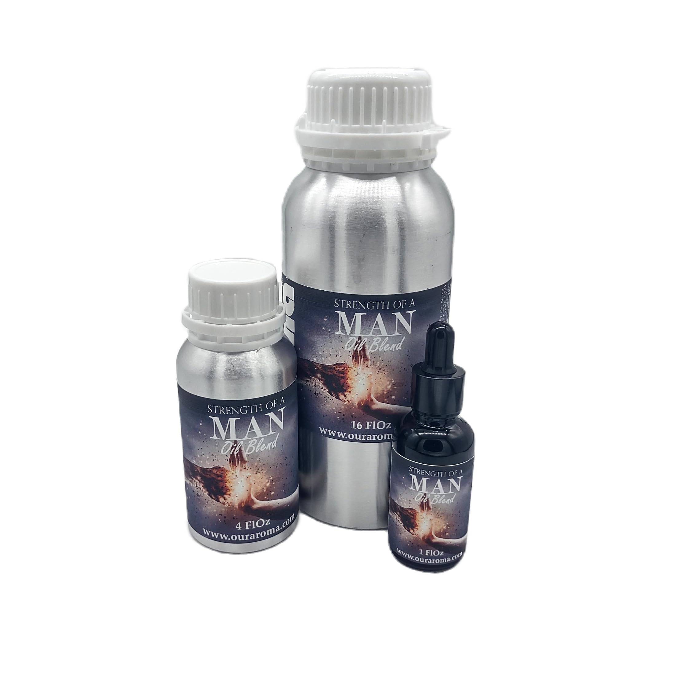 Premium Scent of a Man Lujo Collection Cologne Oil - 16 Fl Oz Fresh & Woodsy Fragrance for Men - Long Lasting Aromatic Essential Oil Blend - Perfect for Daily Wear, Date Nights & Special Occasions