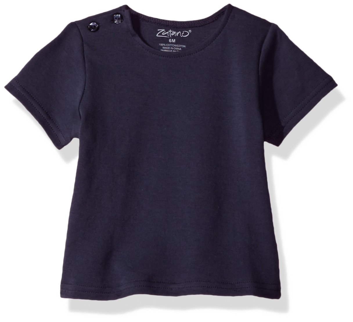 Zutano Baby Boys' Short Sleeve Cotton T-Shirt - Soft & Comfortable Casual Wear for Infants & Toddlers - Perfect for Playtime, Daycare & Family Outings