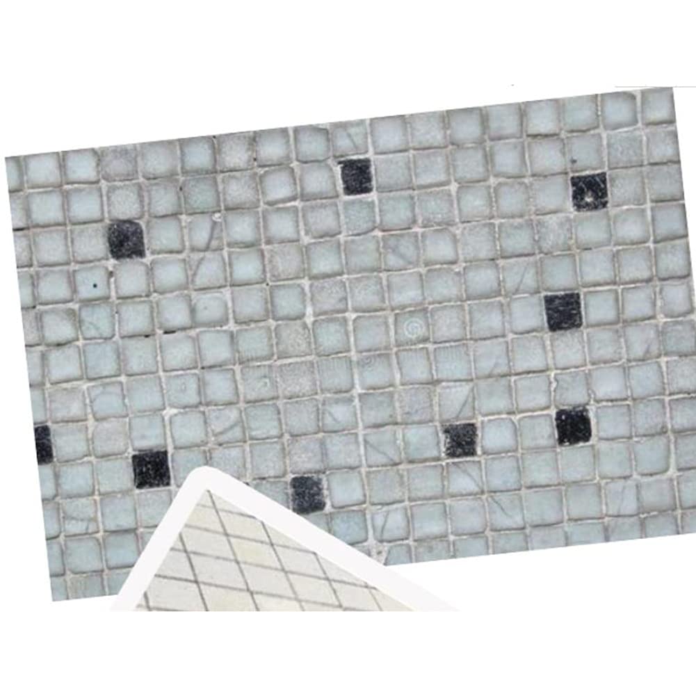 Reusable Concrete Path Maker Molds - DIY Stepping Stone Paver for Lawn, Patio, Yard & Garden Walkway (2-Pack, Black, 41.2x41.2x4.5cm) | Perfect for Creating Custom Pathways & Landscaping Designs