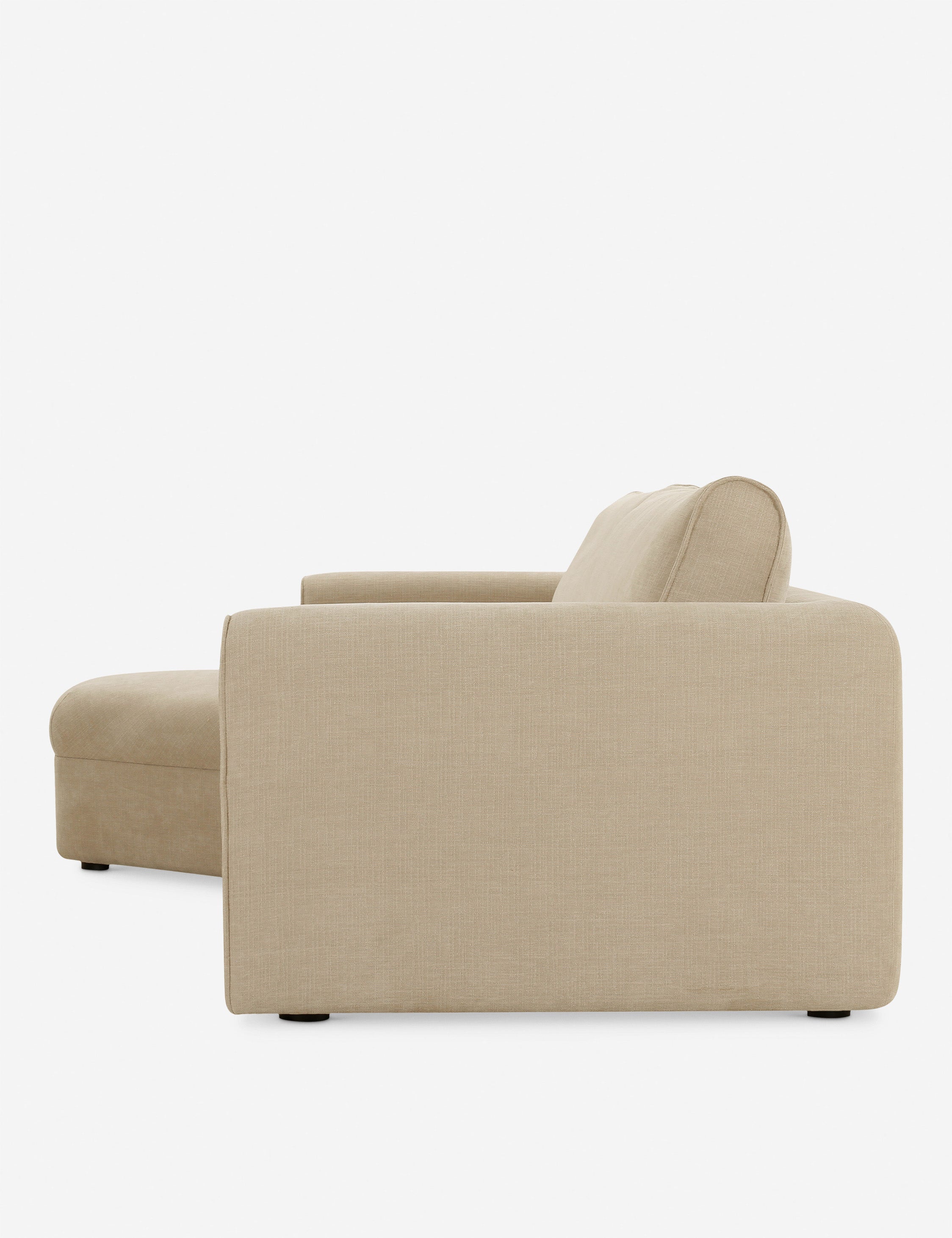 Forsythe Sectional Sofa - Modern L-Shaped Couch with Reversible Chaise, Soft Fabric Upholstery, and Sturdy Wooden Frame | Perfect for Living Room, Family Room, and Home Theater Seating