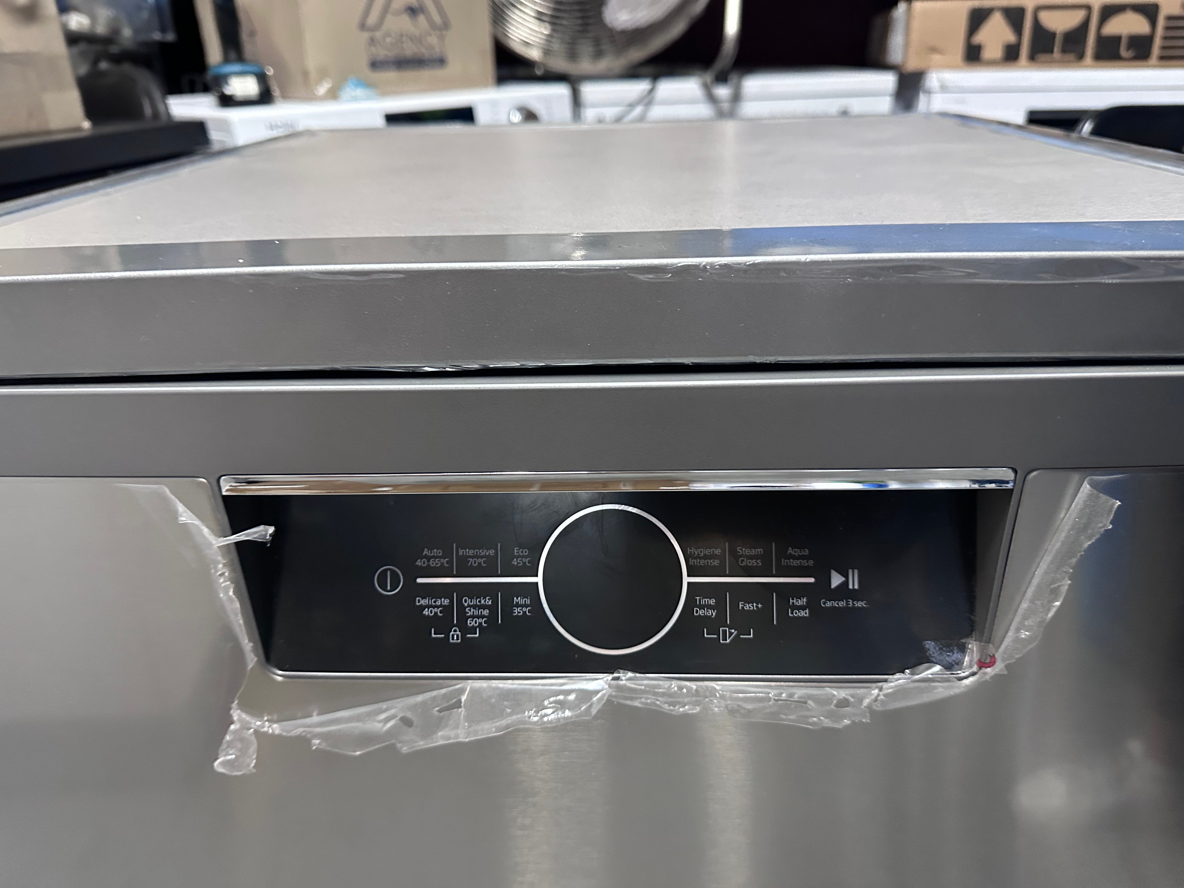 Beko 60cm Freestanding Dishwasher - 16 Place Settings, Platinum Steel Finish, Energy Efficient (Model BDFB1630X) [Factory Second] - Perfect for Small Kitchens, Apartments & Open-Plan Living Spaces