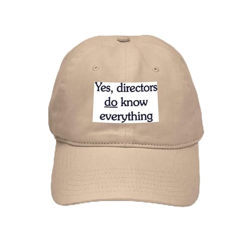 Khaki - Yes, Directors Know Everything Cap